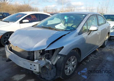 2012 Honda Civic Lx из США, поврежденный, VIN 19XFB2F5XCE024935